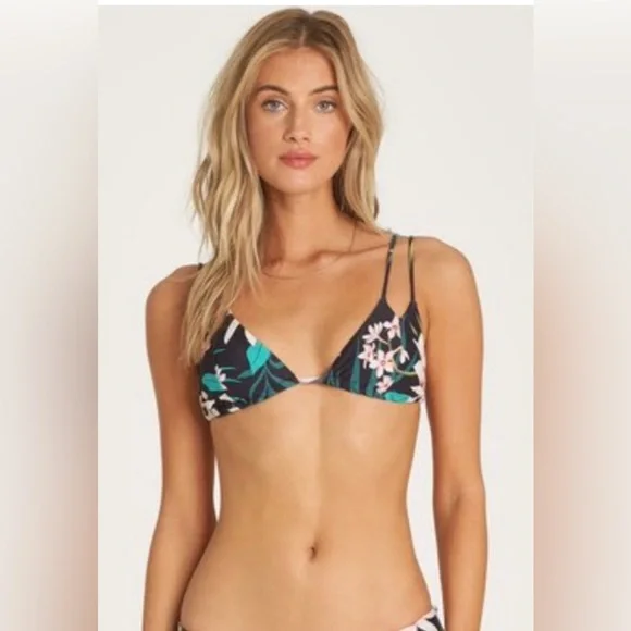 NWT - Billabong After Sunset Bikini Set - Triangle Bikini Top & Lowrider Brief - Picture 4 of 16